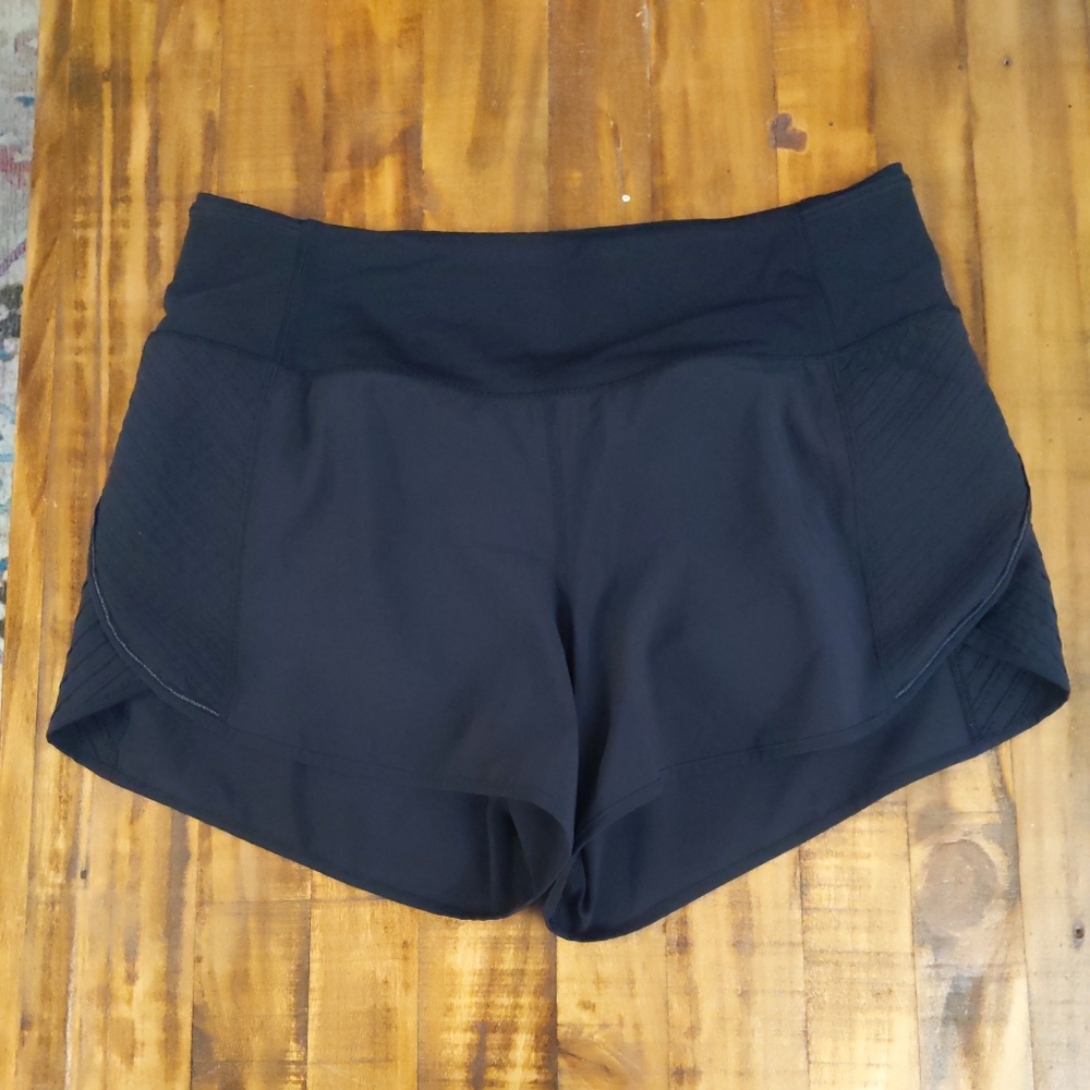 Lululemon Real Quick Short Pintuck 3.5" Black 8